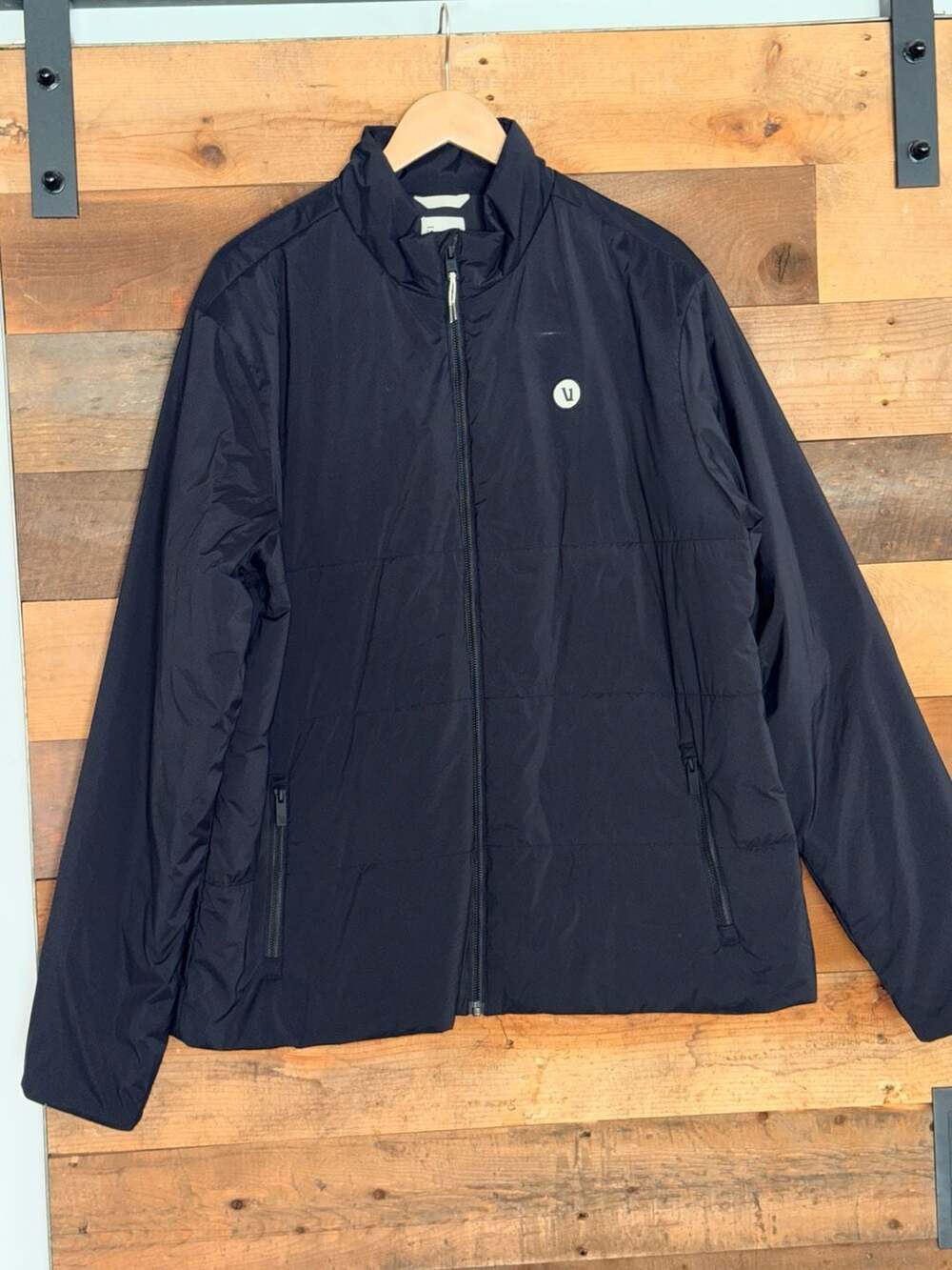 Vuori Men's Full Zip Puffer Jacket Black Size XXL